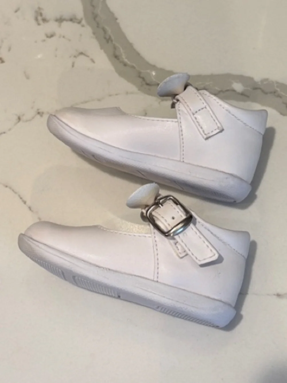 Baby Bow Mary Jane Shoes in Cream - Classic Dress Shoe